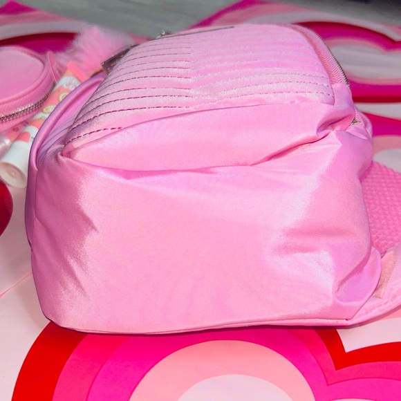 🆕 Steve Madden Quilted Sling Backpack With Mini Pouch & Cherry Charm NWT 🎒 - Picture 8 of 12